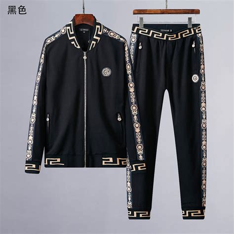 versace tracksuit bottoms|versace clothing for men clearance.